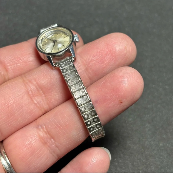vintage girard perregaux Ladies Cocktail Mechanical Wind Up Watch Working - Picture 6 of 13
